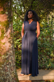 Maxi Belted Dress